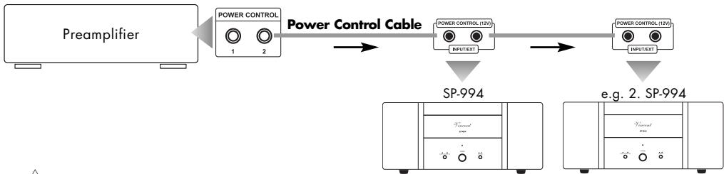 VINCENT SP-994 - CONNECTIONS FOR THE STANDBY CONTROL (POWER CONTROL) - 1