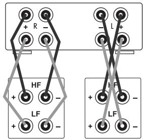 VINCENT SP-994 - CONNECTION OF THE LOUDSPEAKERS - 1