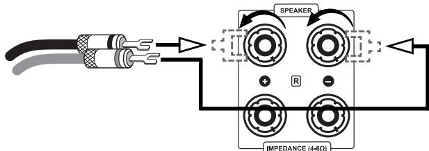 VINCENT SP-994 - ANSCHLUSS DER LAUTSPRECHER - 3