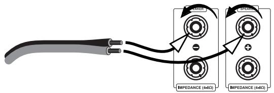 VINCENT SP-995 - BRANCHEMENT DES HAUT-PARLEURS - 1
