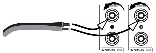 VINCENT SP-995 - ANSCHLUSS DER LAUTSPRECHER - 1