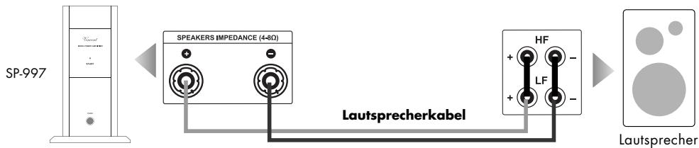 VINCENT SP-997 - ANsCHLUSS DER LAUTSPRECHER - 1