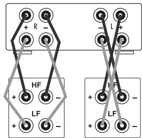 VINCENT SP331 - CONNECTION OF THE LOUDSPEAKERS - 1