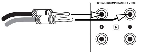 VINCENT SP331 - ANSCHLUSS DER LAUTSPRECHER - 2