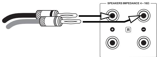 VINCENT SP331 - BRANCHEMENT DES HAUT-PARLEURS - 2