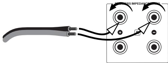 VINCENT SP331 - BRANCHEMENT DES HAUT-PARLEURS - 1