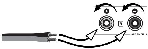 VINCENT SV-129 - CONNECTION OF THE LOUDSPEAKERS - 3