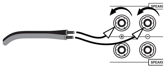 VINCENT SV-226MKII - BRANCHEMENT DES HAUT-PARLEURS - 4