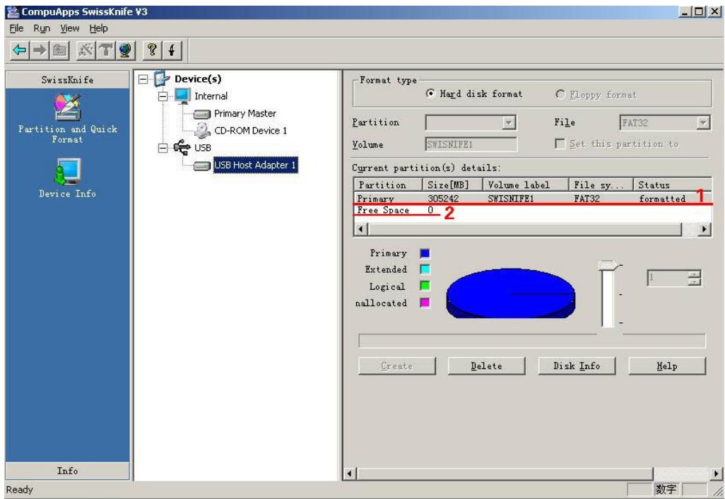 NEONUMERIC NMPR-1 - Create: Lancer le formatage. - 1