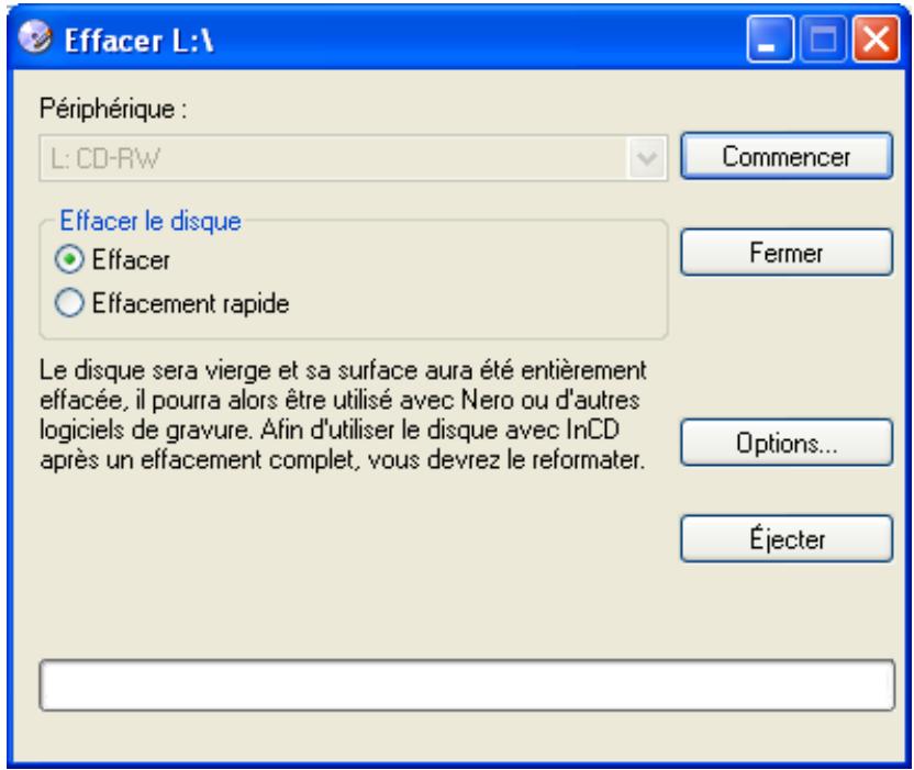 NERO INCD 4 - Effacement de disques - 2