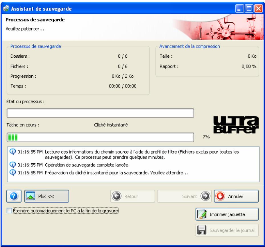 NERO BACKITUP 2 - Gravure d'une sauvegarde sur un disque ou sauvegarde sur un disque dur - 3