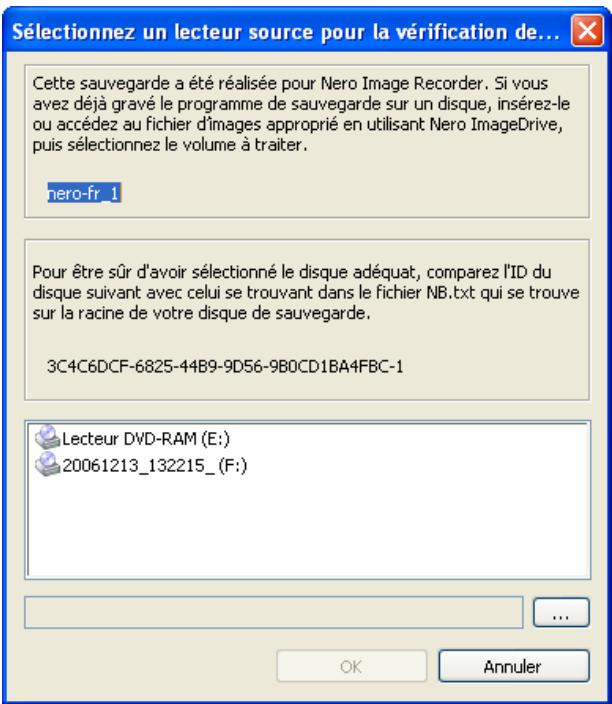 NERO BACKITUP 2 - Enregistrement de la sauvegarde en tant que fichier image - 4