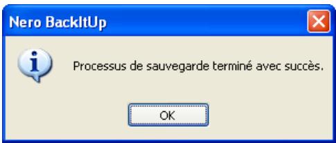 NERO BACKITUP 2 - Enregistrement de la sauvegarde en tant que fichier image - 6