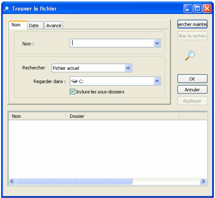 NERO BACKITUP 2 - Recherche de fichiers - 1
