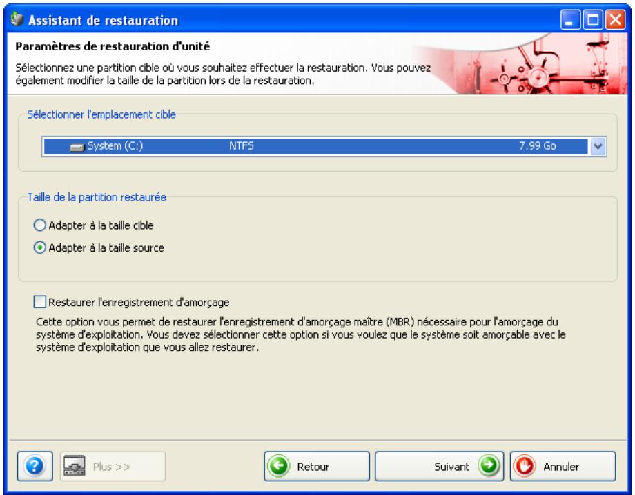 NERO BACKITUP 2 - Restauration d'une sauvegarde d'unité - 5