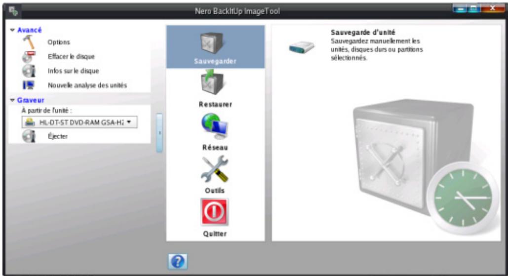 NERO BACKITUP MULTIMEDIA SUITE 10 - Interface utilisateur - 1