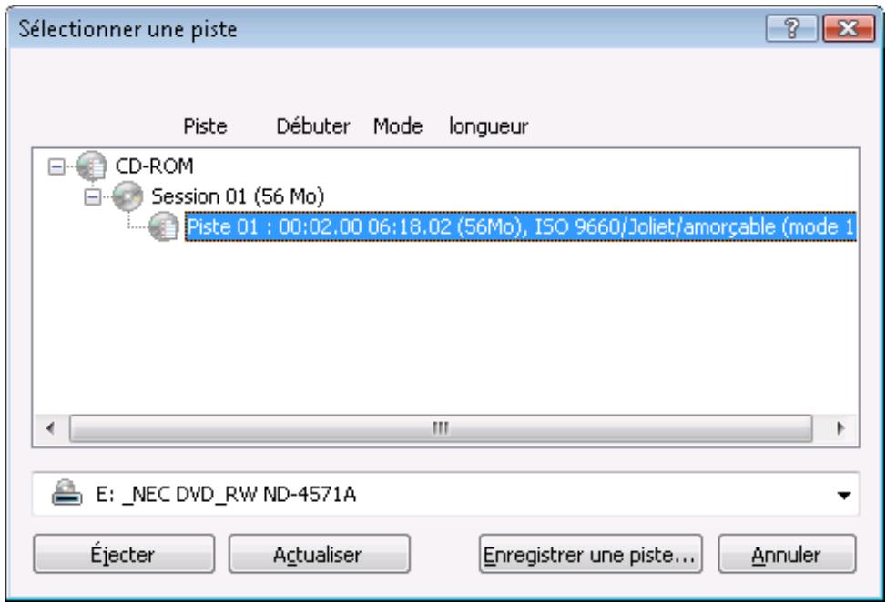 NERO BURNING ROM MULTIMEDIA SUITE 10 - Enregisterr la piste de données - 1