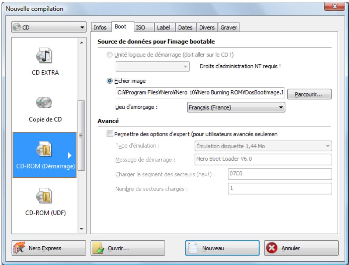 NERO BURNING ROM MULTIMEDIA SUITE 10 - Créer et graver un disque amorcable - 1