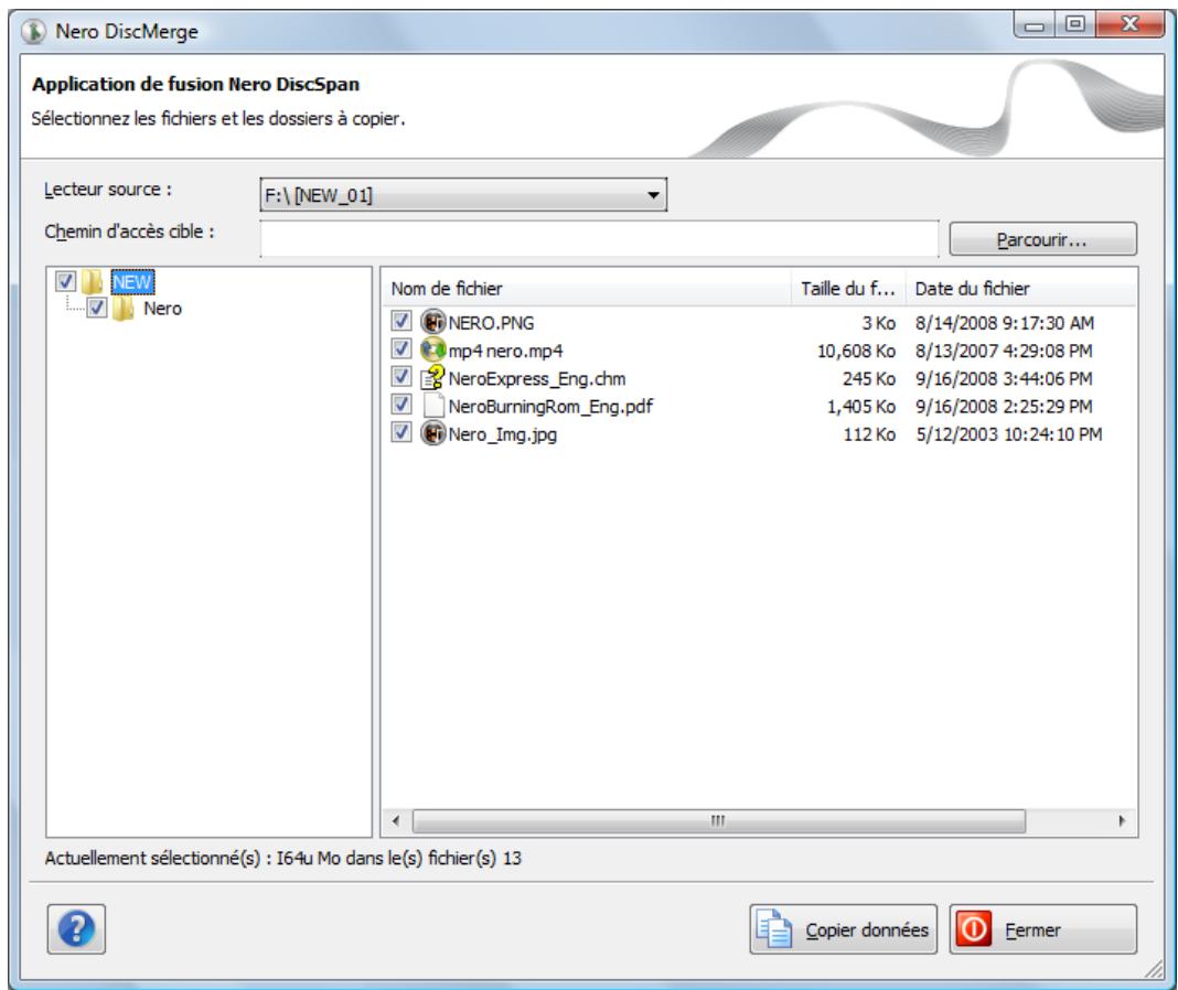 NERO BURNING ROM MULTIMEDIA SUITE 10 - Nouvelle fusion et copie de données grâce à Nero DiscMerge - 2
