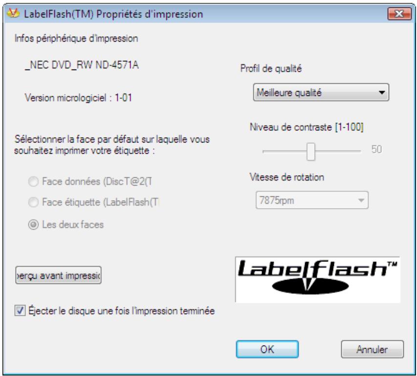 NERO BURNING ROM MULTIMEDIA SUITE 10 - Imprimer des étiquettes LabelFlash et DiskT@2 - 3
