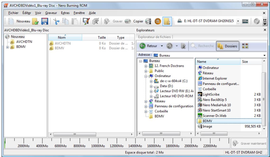 NERO BURNING ROM MULTIMEDIA SUITE 10 - Compilation d'un disque video AVCHD - 3