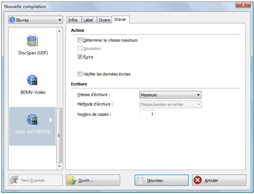 NERO BURNING ROM MULTIMEDIA SUITE 10 - Compilation d'un disque video AVCHD - 2
