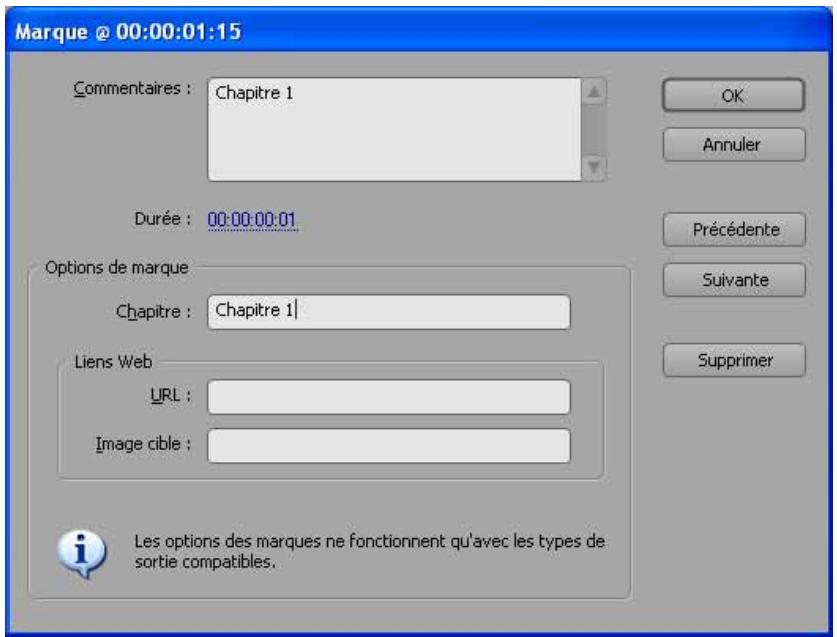 NERO DIGITAL PLUG-IN - Définition de marqueurs de chapitre et de sous-titre - 1