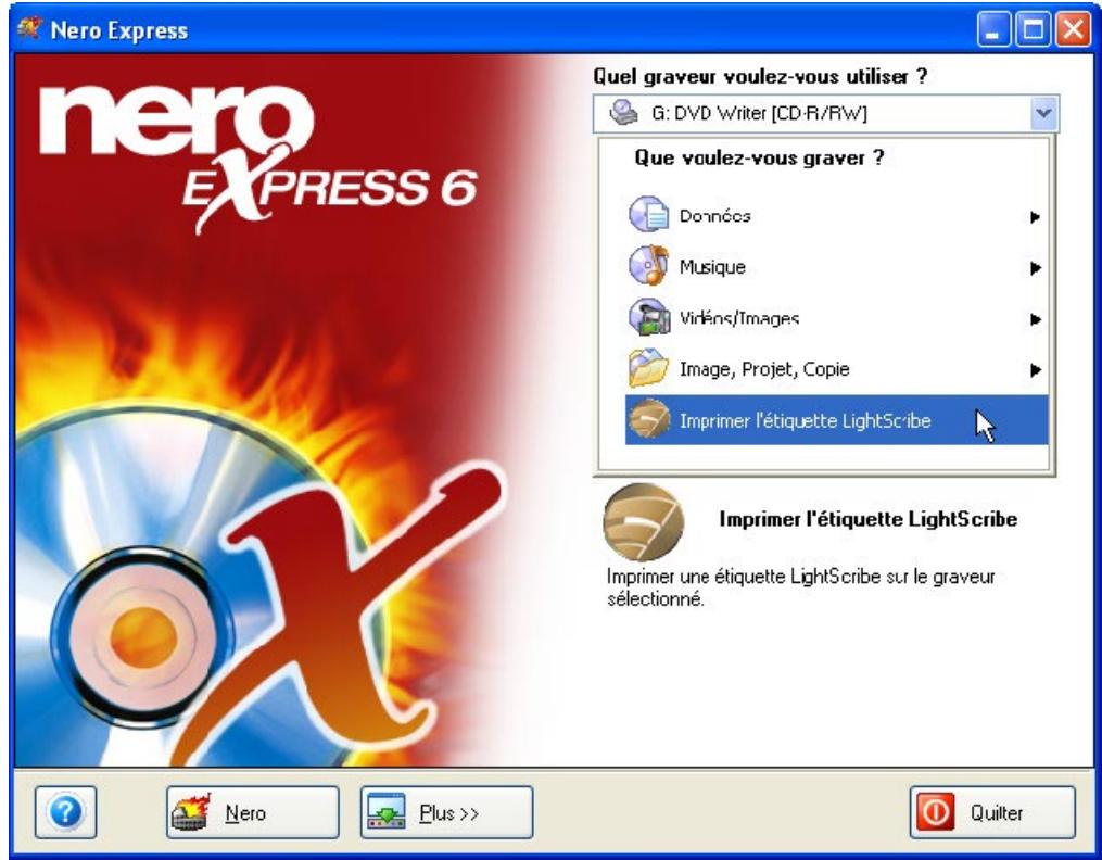 NERO EXPRESS 6 - Impression d'étiquettes lightscribe (sans gravure de compilation) - 1