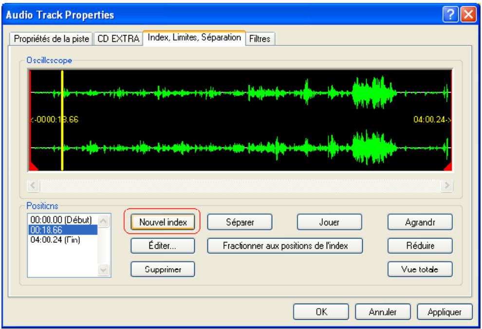 NERO EXPRESS 6 - Onglet "CD EXTRA - 2