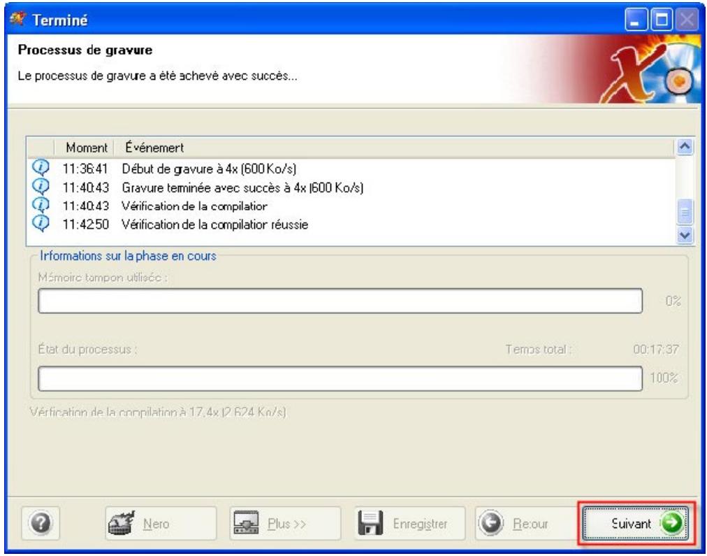 NERO EXPRESS 6 - Création d'une compilation, gravure et impression d'étiquettes lightscribe - 27