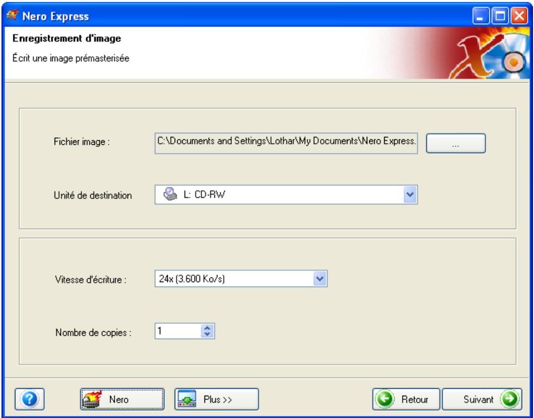 NERO EXPRESS 6 - Création d'un disque à partir d'une image du disque - 2