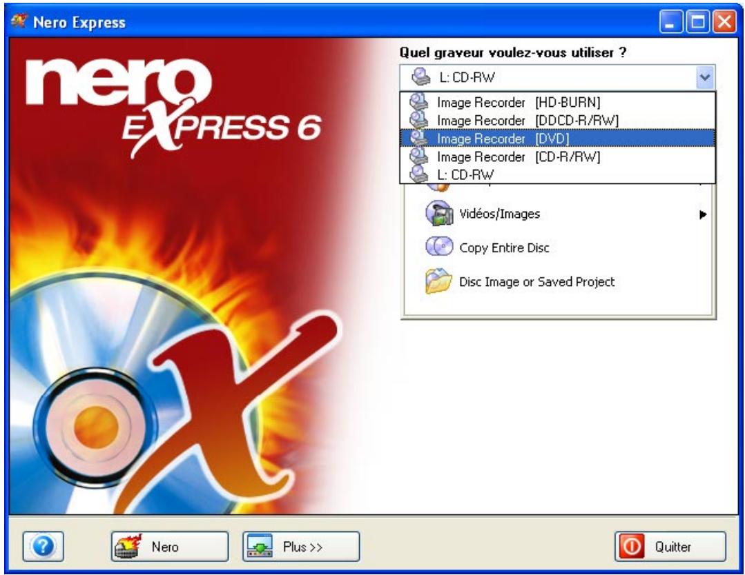 NERO EXPRESS 6 - Onglet "fonctions approfondies - 3