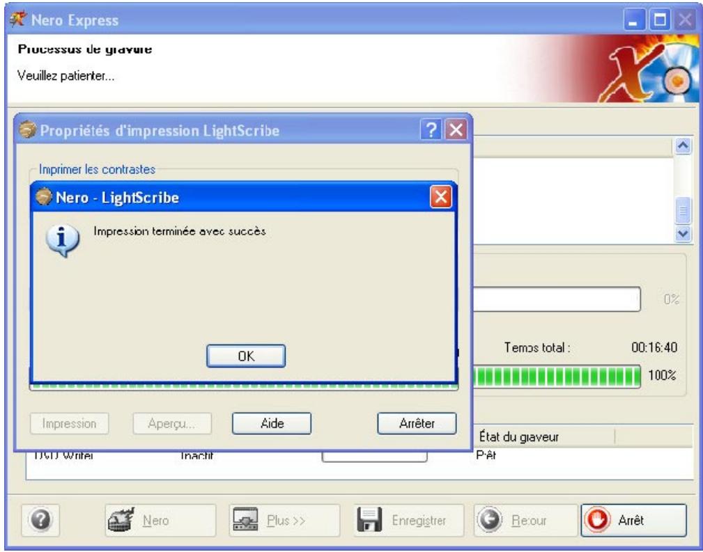 NERO EXPRESS 6 - Création d'une compilation, gravure et impression d'étiquettes lightscribe - 24