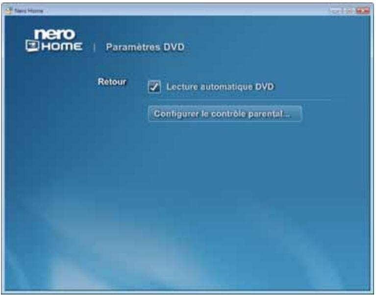 NERO HOME - Paramètres DVD - 1