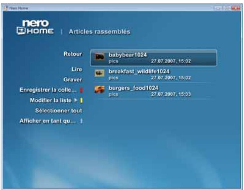NERO HOME - Graver une collection - 2