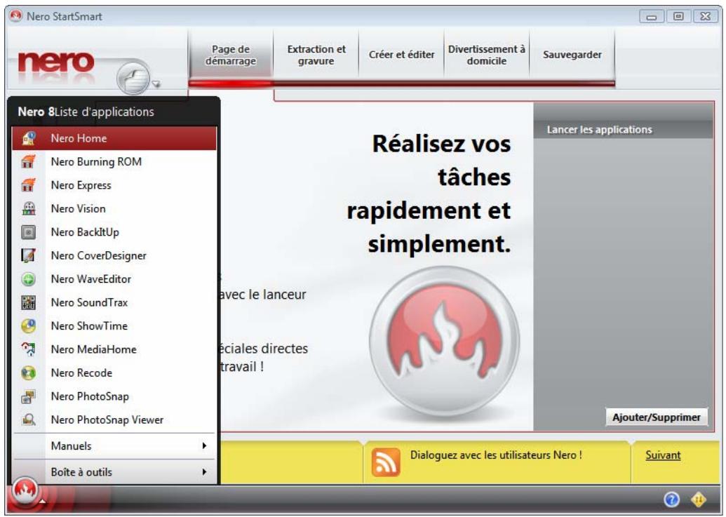 NERO MEDIAHOME - Lancement du programme - 1