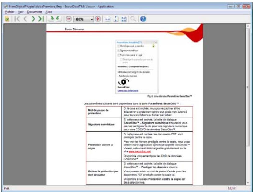 NERO SECURDISC VIEWER 9 - Fenêtre principale SecurDisc Viewer - Document - 1