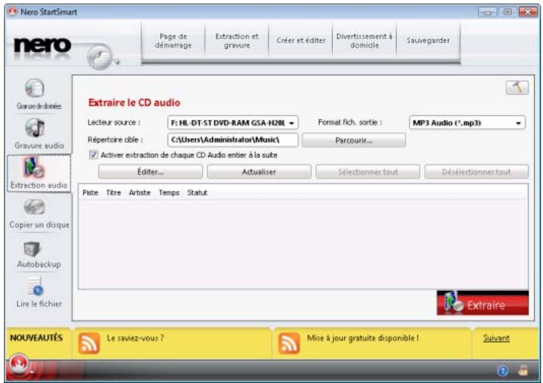 NERO STARTSMART 9 - Identification de fichiers audio - 1