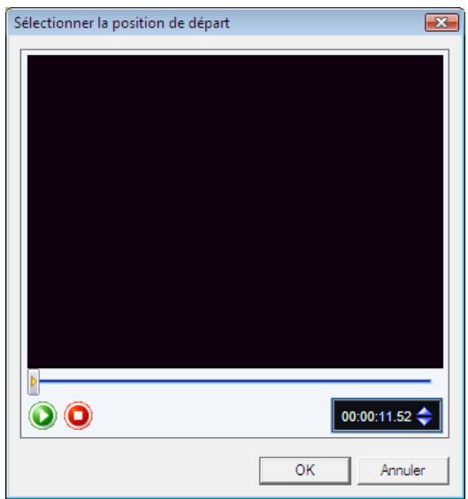 NERO VISON - Fenêtre Sélectionner la position de départ - 1