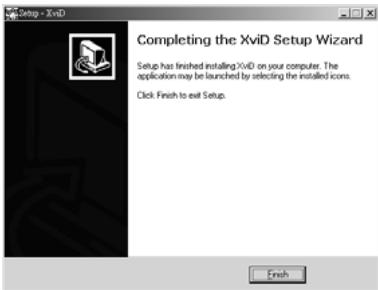 GENIUS DV510 - Installation du xvid codec - 8