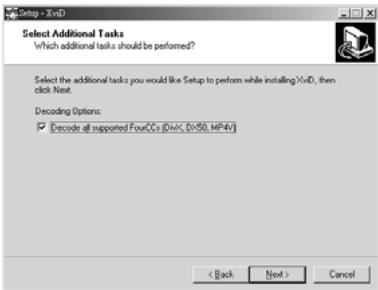 GENIUS DV510 - Installation du xvid codec - 5