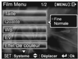 GENIUS DV510 - Sélection de la taille de l'image : - 5
