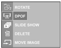 GENIUS G-SHOT A435 - Régler le DPOF pour imprimer une image unique - 1