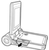 GENIUS G-SHOT DV506 - Insérer une carte SD - 1