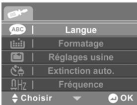 GENIUS G-SHOT DV506 - Réglage de la langue - 1