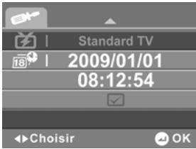 GENIUS G-SHOT DV506 - Réglage de la date et de l'heure - 2