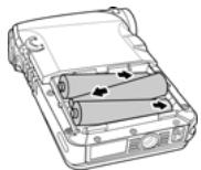 GENIUS G-SHOT DV506 - Insérer la batterie - 2