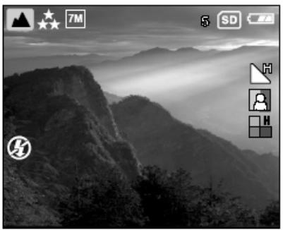 GENIUS G-SHOT P713 MP3 - Mode paysage - 1