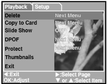 GENIUS G-SHOT P713 MP3 - Menu lecture - 1