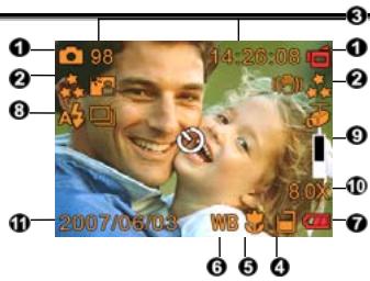 GENIUS HD54 - Information sur l'écran ACL - 1
